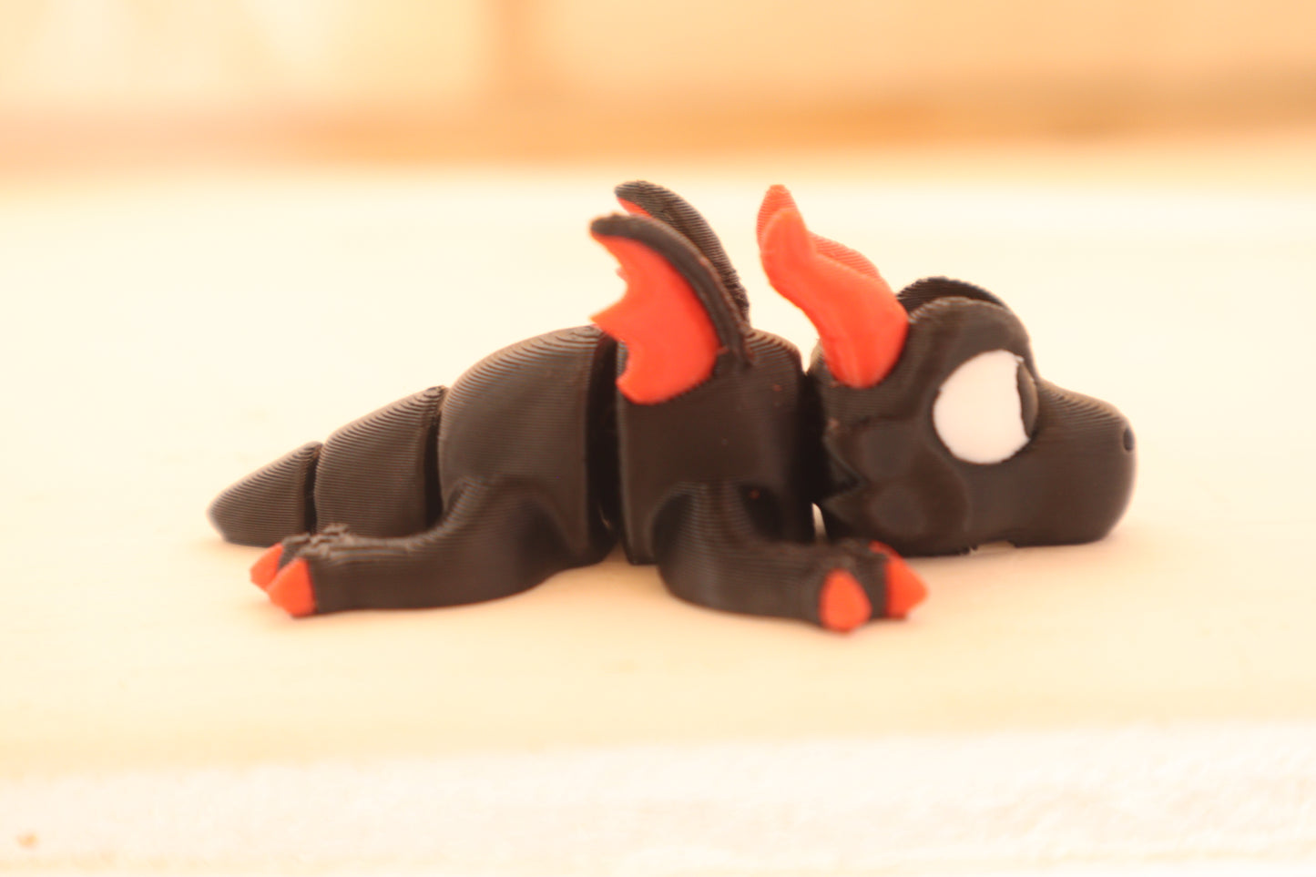 Flexi Dragon– Articulated 3D- Straw Animal