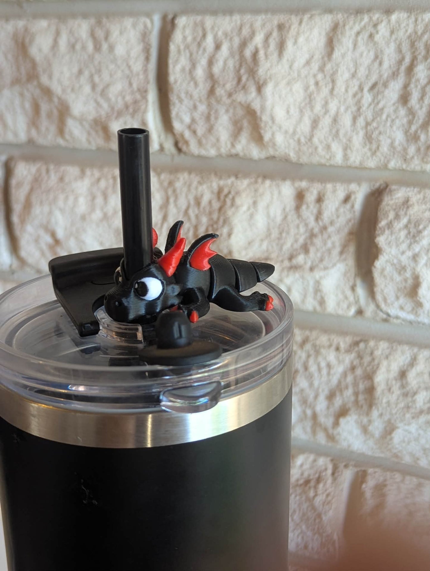 Flexi Dragon– Articulated 3D- Straw Animal