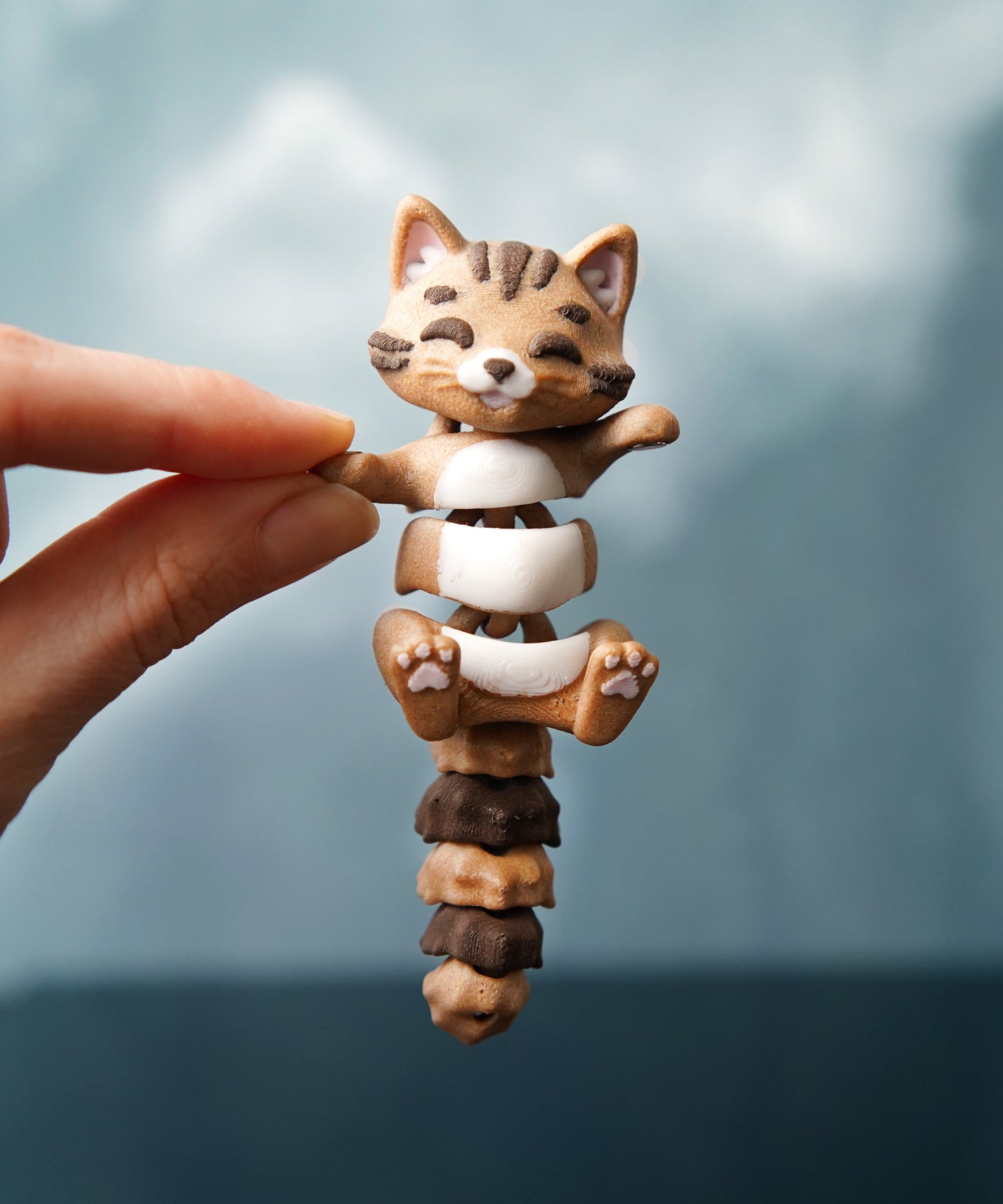 🧲 Magnetic Buddy - Brown Cat