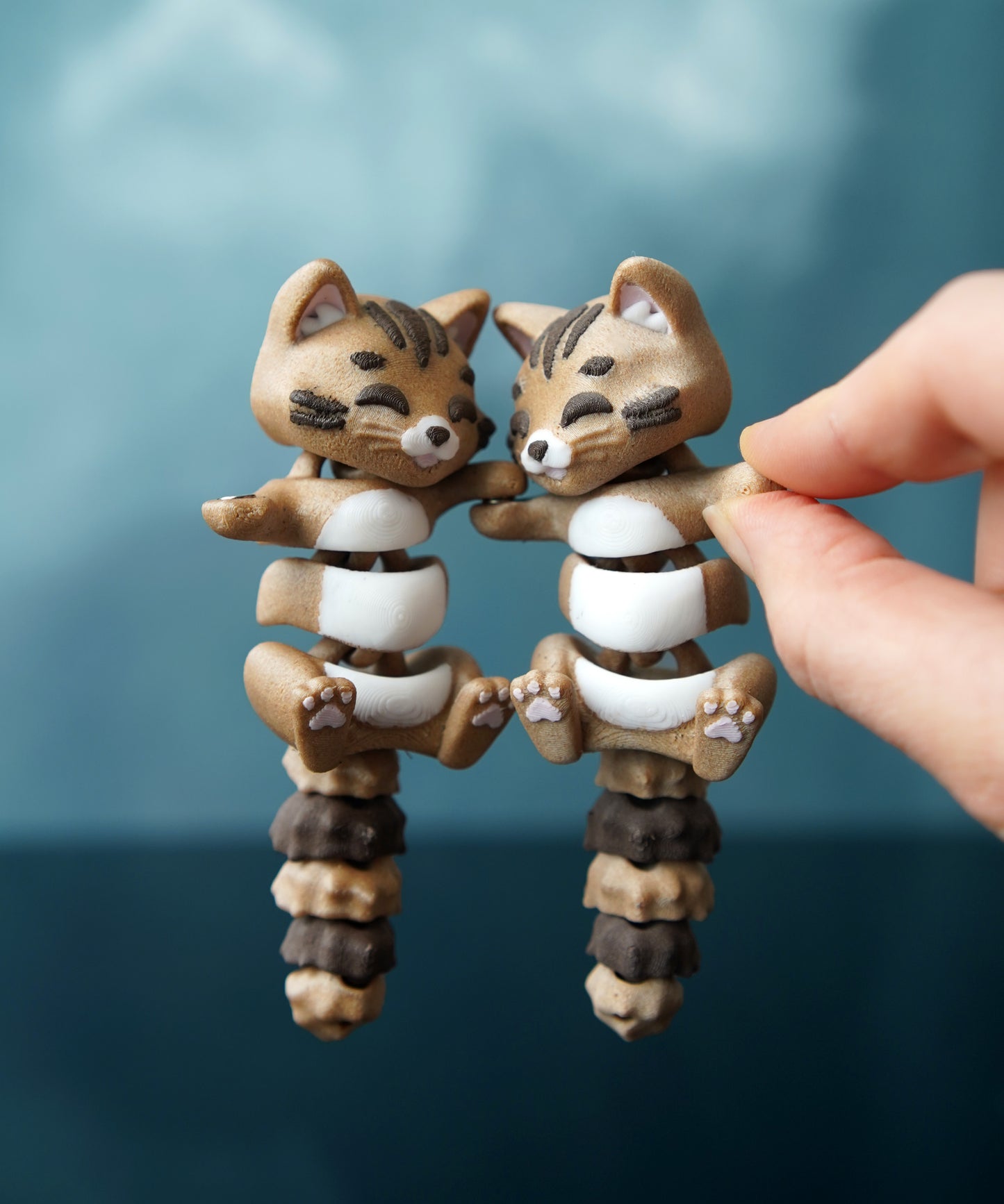 🧲 Magnetic Buddy - Brown Cat