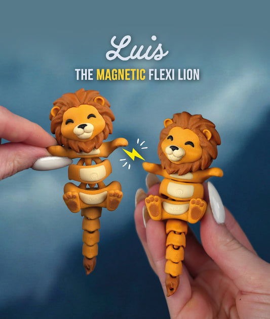 🧲 Magnetic Buddy - Lion