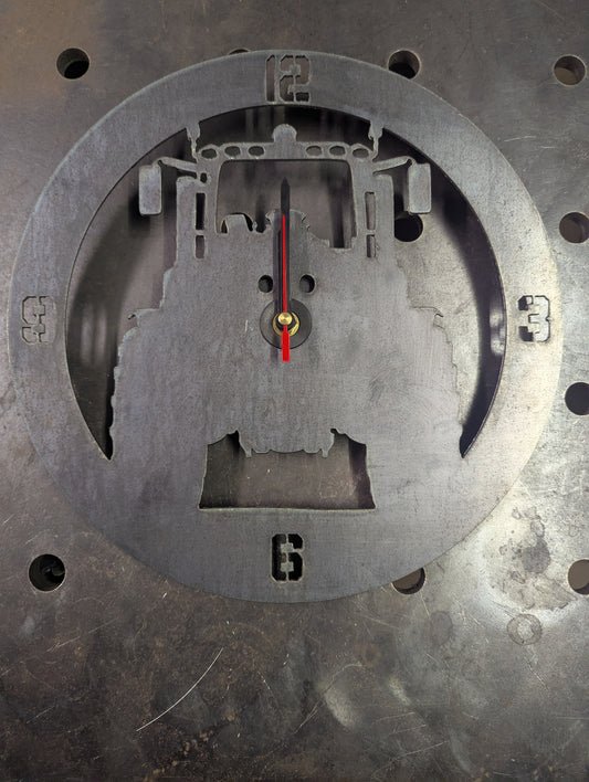 🚜 300mm Tractor Steel Wall Clock