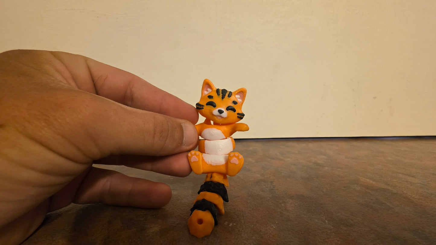 🧲 Magnetic Buddy - Orange Cat