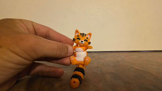 🧲 Magnetic Buddy - Orange Cat