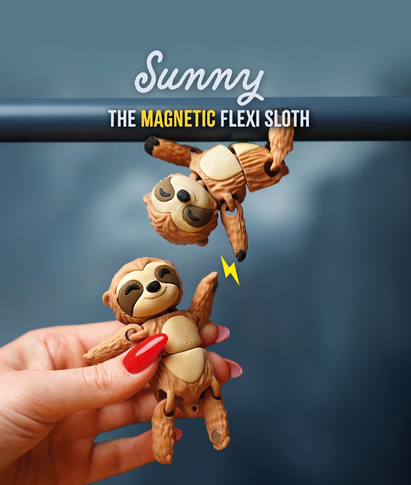 🧲 Magnetic Buddy – Sloth